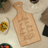 Personalised True Love Story Wooden Paddle Board