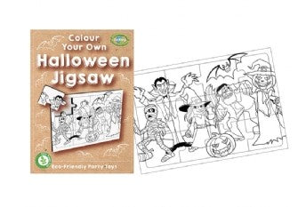 ECO Colour Your Own Halloween Jigsaw