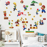 Super Mario Wall Decal Vinyl Sheet