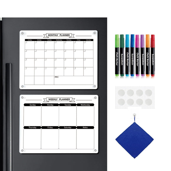 Magnetic Weekly & Monthly Planner set