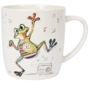 Bug Art Freddy Frog Mug