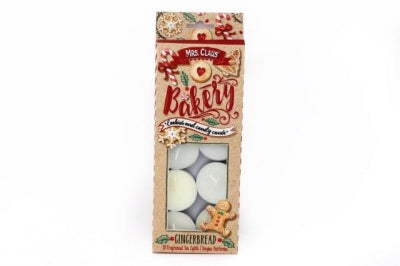 Gingerbread Bakery Tea Lights Pack Of 10