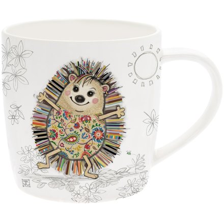 Bug Art Hattie Hedgehog Mug