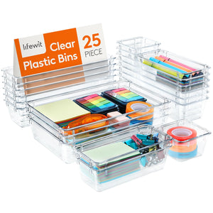 Lifewit 25pcs Drawer Organiser Set