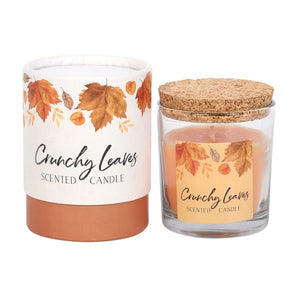 Crunchy Leaves Autumn Candle Jar