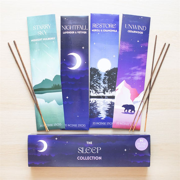 The Sleep Collection Set of 4 Incense Sticks Set