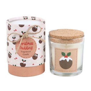 Christmas Pudding Candle Jar