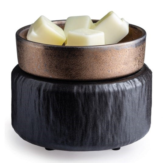 Ceramic Primitive Black Electric Wax Melter & Candle Warmer 13cm