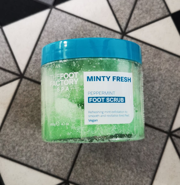 The Foot Factory Minty Fresh Peppermint Foot Scrub 400g