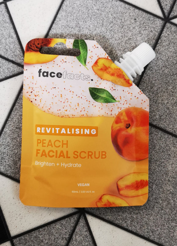 Face Facts Vegan Revitalising Facial Scrub - Peach