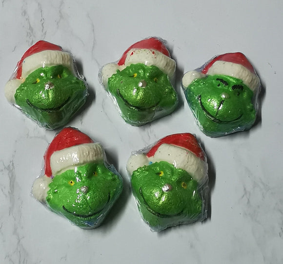 Green Man Mini Christmas Bath Bomb