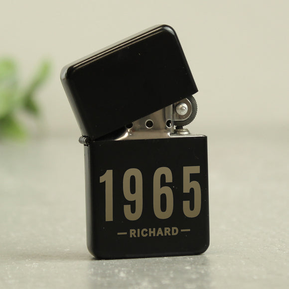 Personalised Date & Name Lighter