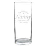 Personalised You Are The Best Hi Ball Glass