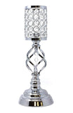 Crystal Cylinder Tealight Decorative Candle Holder