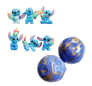 Hidden Toy Bath Bomb - Blue Alien Themed