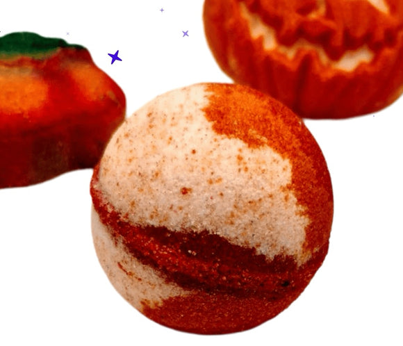 Pumpkin Spice Round Bath Bomb