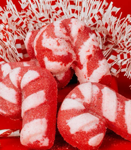 Candy Cane Bath Bomb