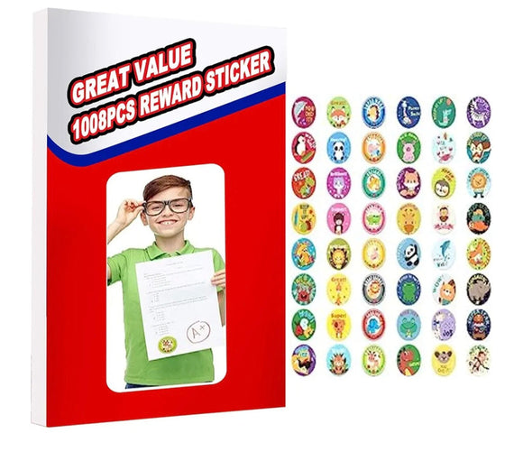 1008Stickers Reward Stickers for Children,Potty Training Stickers for Children in Motivational 56 Designs