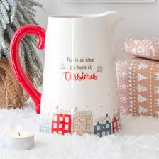 Christmas Village Jug / Vase