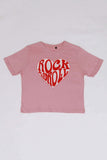 Rock and Roll Heart Cropped T-Shirt