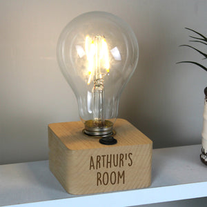 Personalised Bulb LED Table Lamp