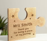 Personalised Star Design Jigsaw Piece