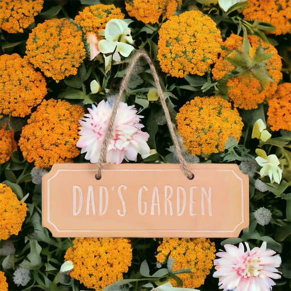 Dads Garden Hanging Sign