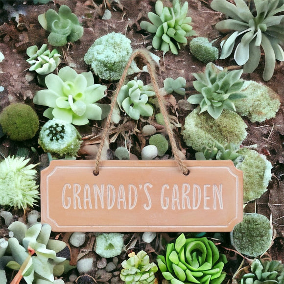 Grandads Garden Hanging Sign